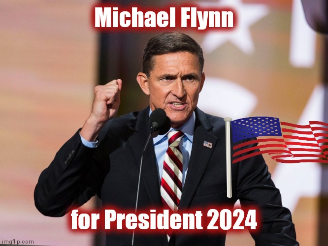 Not another Swamp Creature | Michael Flynn; for President 2024 | image tagged in michael flynn,president,make america great again,politicians suck,good government | made w/ Imgflip meme maker
