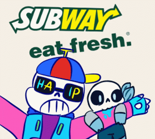 High Quality Subway eat fresh Blank Meme Template