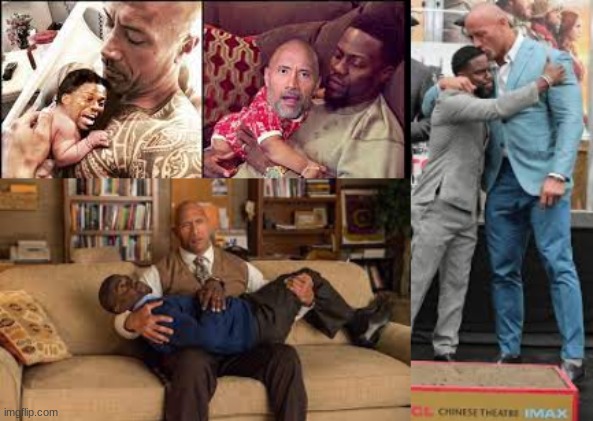 dwayne and kevin wallpaper | image tagged in dwayne johnson,kevin hart,cute,wallpapers | made w/ Imgflip meme maker