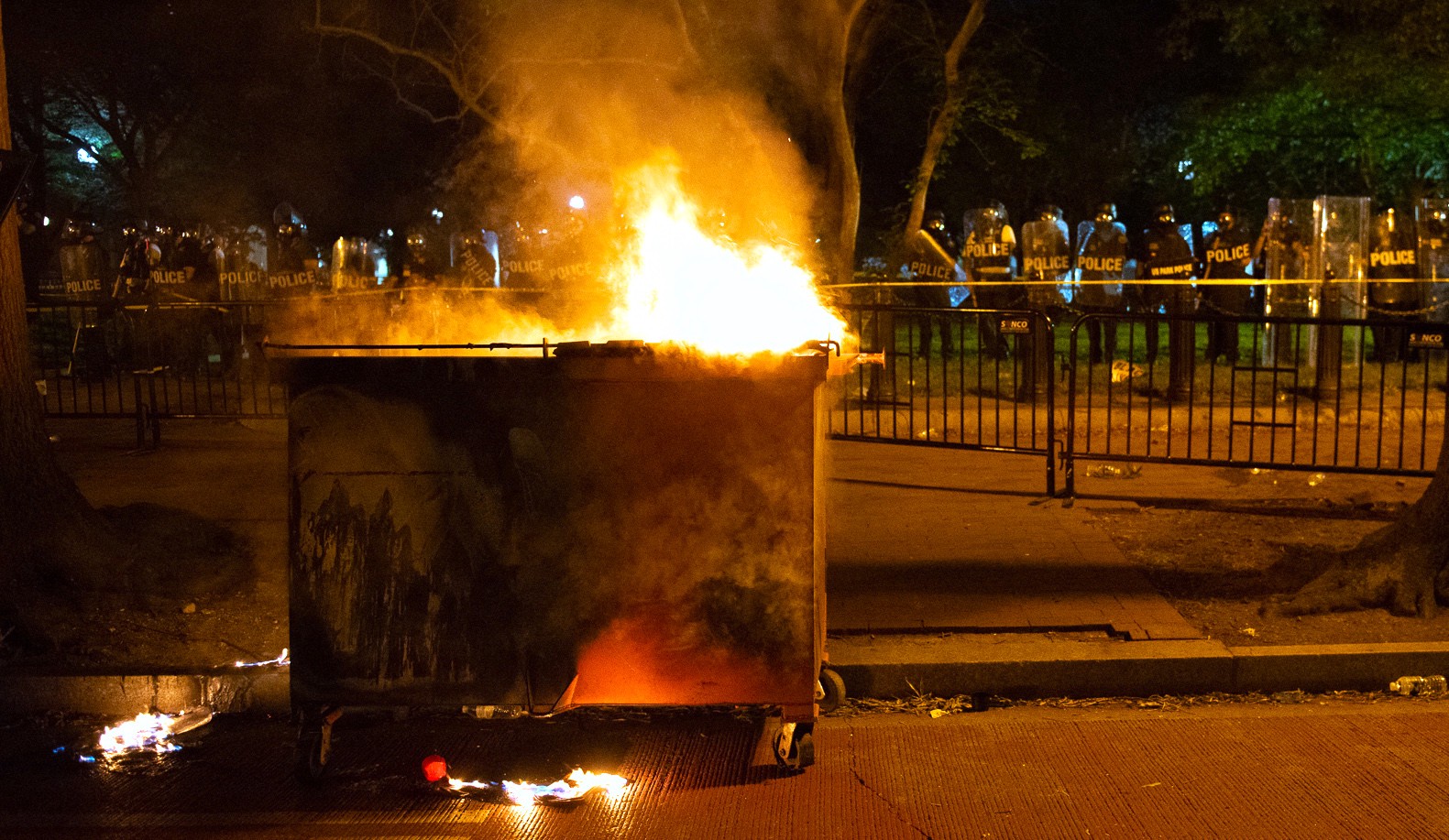 Dumpster fire Blank Meme Template