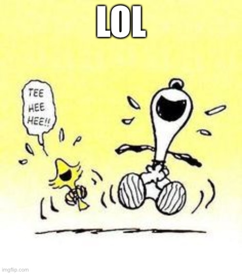 Snoopy and Woodstock laughing | LOL | image tagged in snoopy and woodstock laughing | made w/ Imgflip meme maker