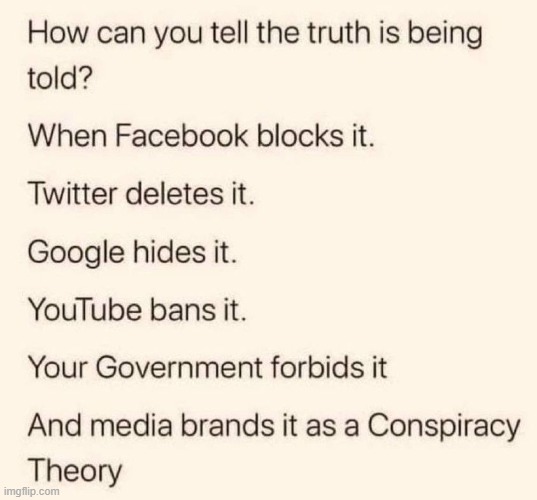 Truth | image tagged in the truth | made w/ Imgflip meme maker