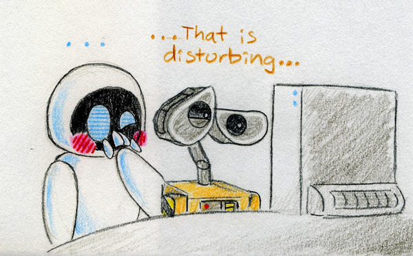 WALL-E that is disturbing Blank Meme Template