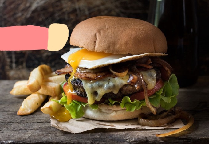 Cheese burger with egg | image tagged in cheese burger with egg | made w/ Imgflip meme maker