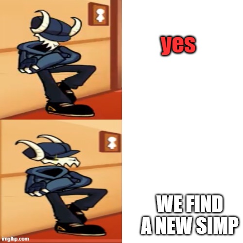 Tabi | yes WE FIND A NEW SIMP | image tagged in tabi | made w/ Imgflip meme maker