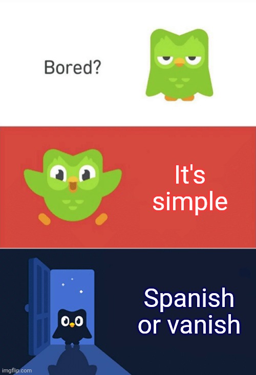 English or spanish мем. Персонажи из Duolingo. Duolingo арты. Duolingo персонажи имена. Сова Дуолинго.