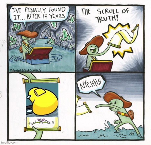 Amogus | image tagged in memes,the scroll of truth | made w/ Imgflip meme maker