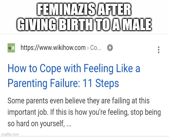 FEMINAZIS AFTER GIVING BIRTH TO A MALE | image tagged in white background,feminist,feminism,angry feminist,triggered feminist | made w/ Imgflip meme maker