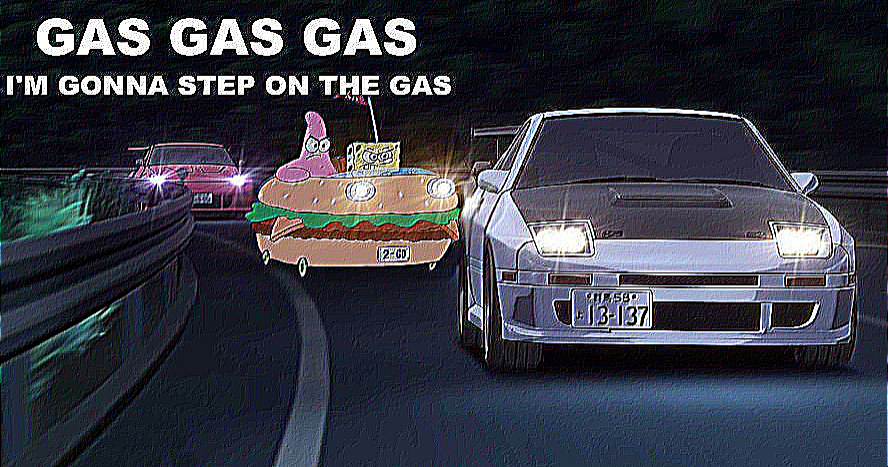 High Quality GAS GAS GAS Blank Meme Template