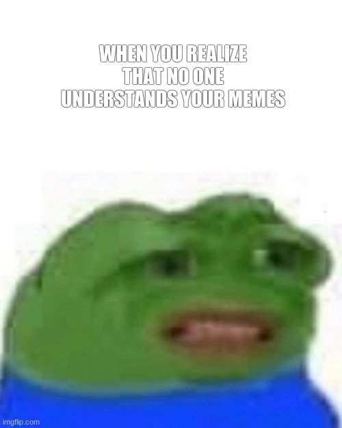 My meme's are not popular | WHEN YOU REALIZE THAT NO ONE UNDERSTANDS YOUR MEMES | image tagged in why tho,memes,funny memes,funny,fun,lol so funny | made w/ Imgflip meme maker
