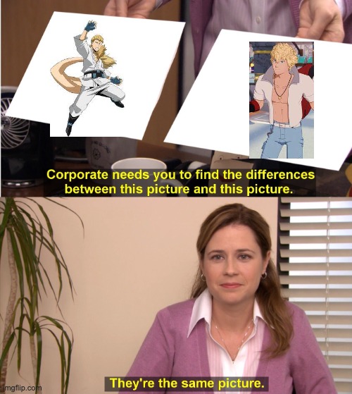 They're The Same Picture | image tagged in memes,they're the same picture,mha,rwby | made w/ Imgflip meme maker