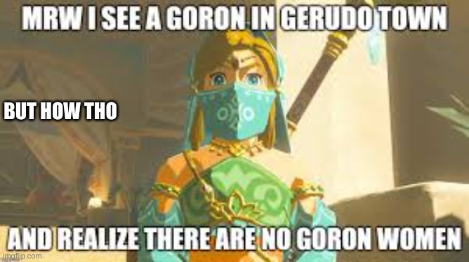 BUT HOW THO | image tagged in botw,how | made w/ Imgflip meme maker
