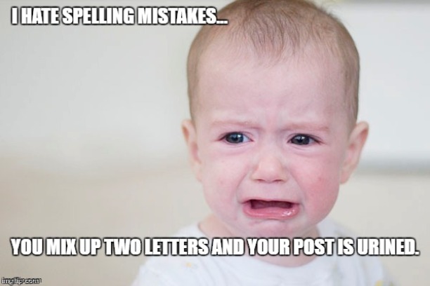 Spelling | image tagged in baby,funny | made w/ Imgflip meme maker