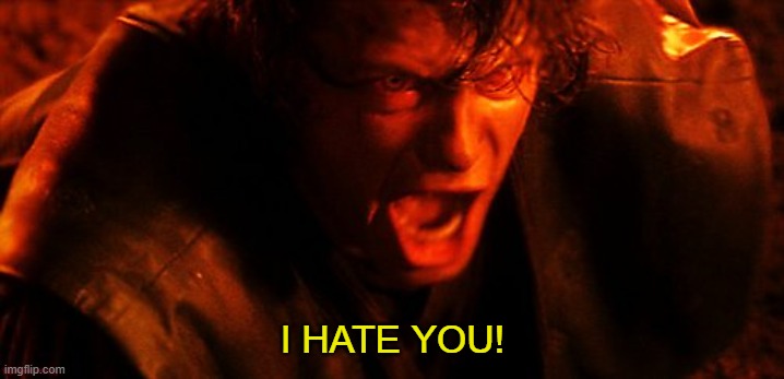 I HATE YOU | I HATE YOU! | image tagged in i hate you | made w/ Imgflip meme maker
