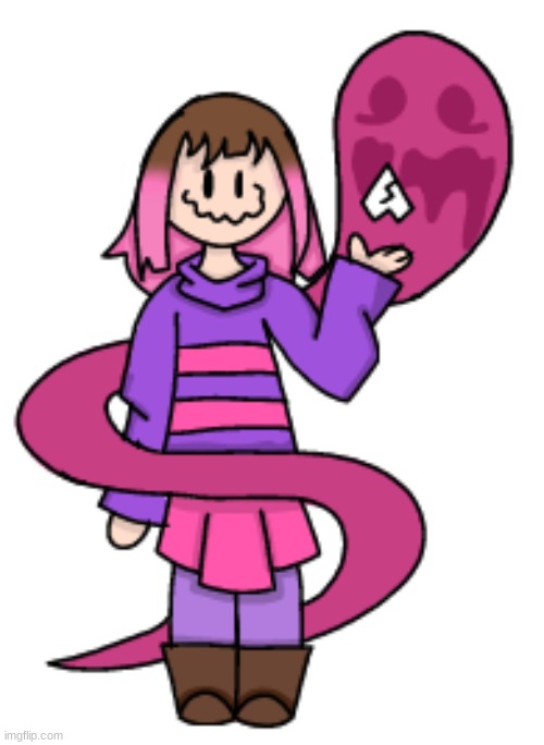 It's Betty, from Glitchtale.(Cloud note: OH MY GOD THATS AMAZINGG!!!) | made w/ Imgflip meme maker