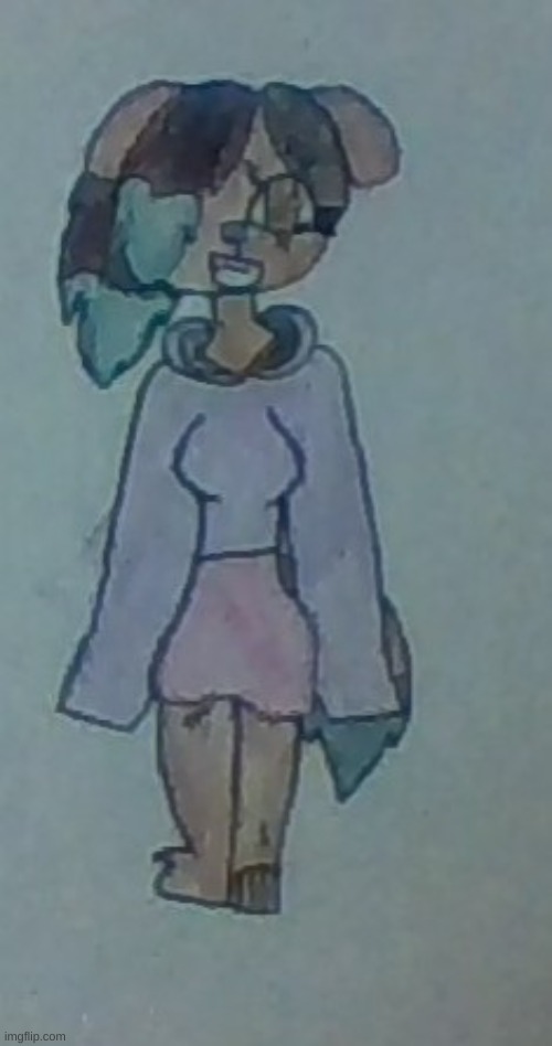 This is Meili, a new OC! (Sorry for terrible quality) | made w/ Imgflip meme maker