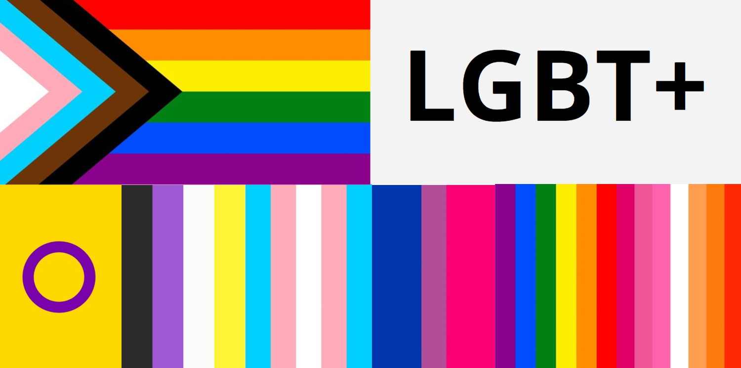 High Quality LGBT Hybrid Flag Blank Meme Template