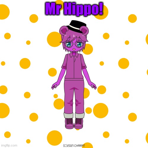Mr Hippo! | image tagged in charat | made w/ Imgflip meme maker
