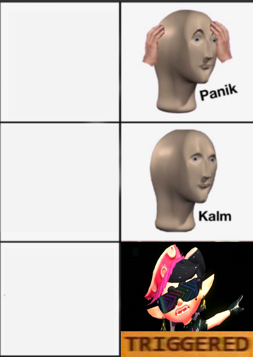 High Quality SURREAL CALLIE TRIGGERED Blank Meme Template