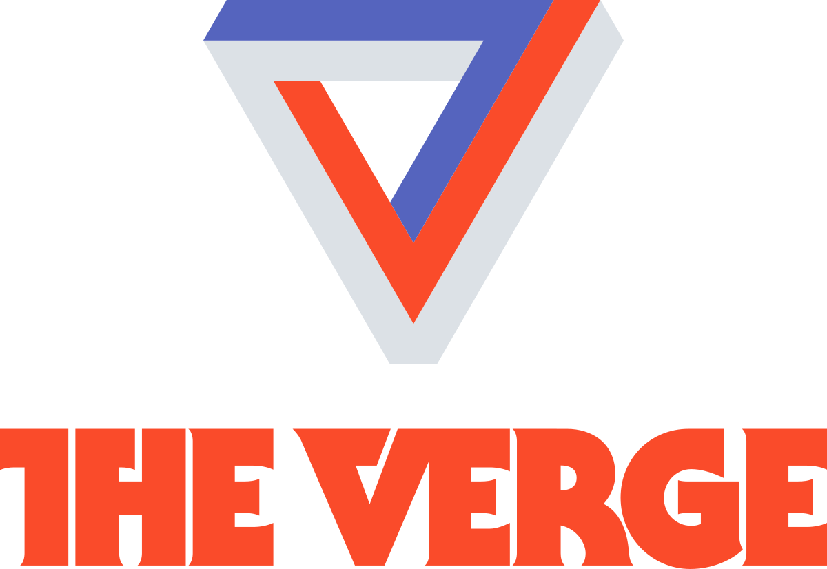 The Verge logo Blank Meme Template