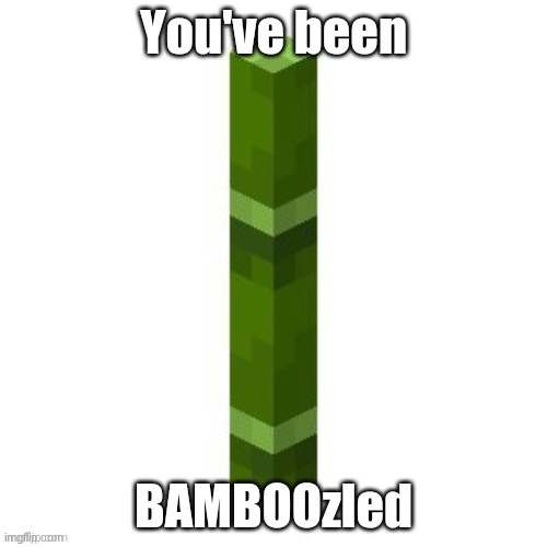 BAMBOOzled | image tagged in bamboozled | made w/ Imgflip meme maker