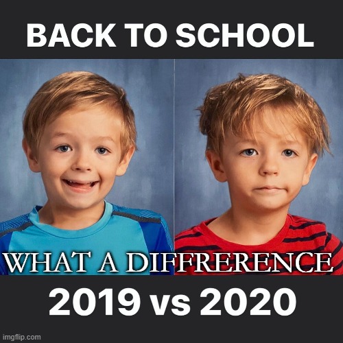 Back to school be like | WHAT A DIFFRERENCE | image tagged in backtoschool,what a difference | made w/ Imgflip meme maker