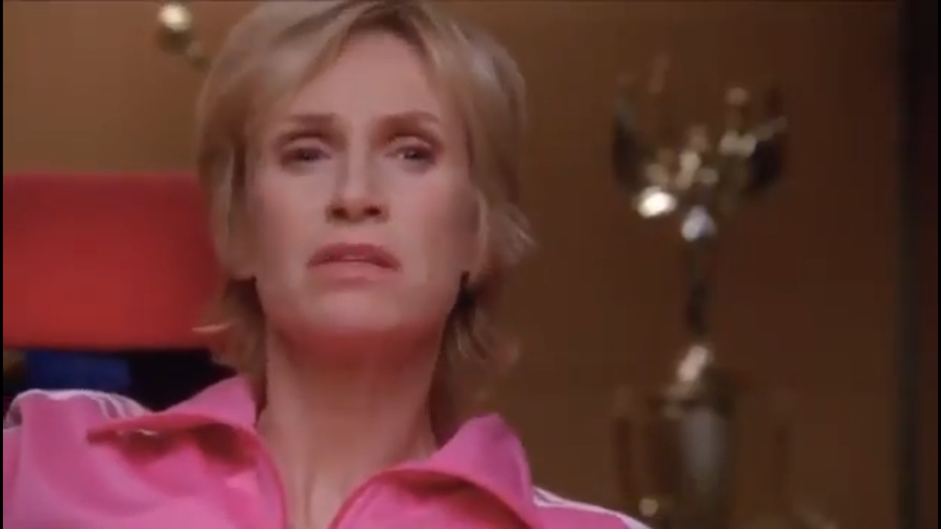 High Quality Sue Sylvester's toxic environment without text Blank Meme Template