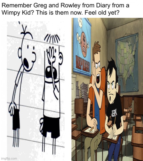 I can’t be the only one thinking this! | image tagged in diary of a wimpy kid,dan vs | made w/ Imgflip meme maker