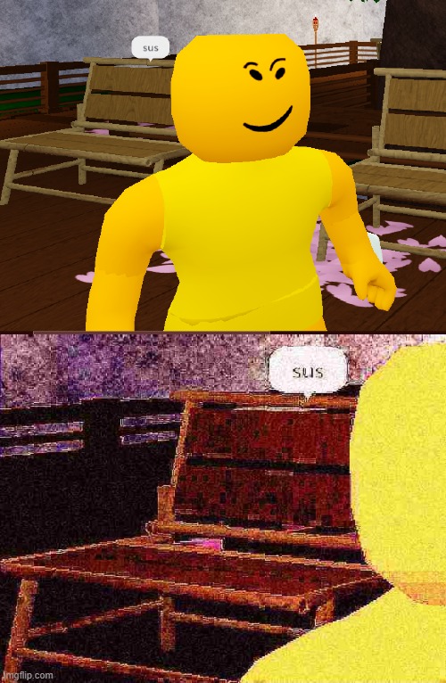 Do I post this in the roblox stream or the among us stream? XD  | image tagged in sus,loomian legacy,roblox,among us | made w/ Imgflip meme maker