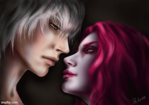Nevan and Dante | image tagged in nevan,dante,dmc3,love,hate,boss fight | made w/ Imgflip images-to-gif maker