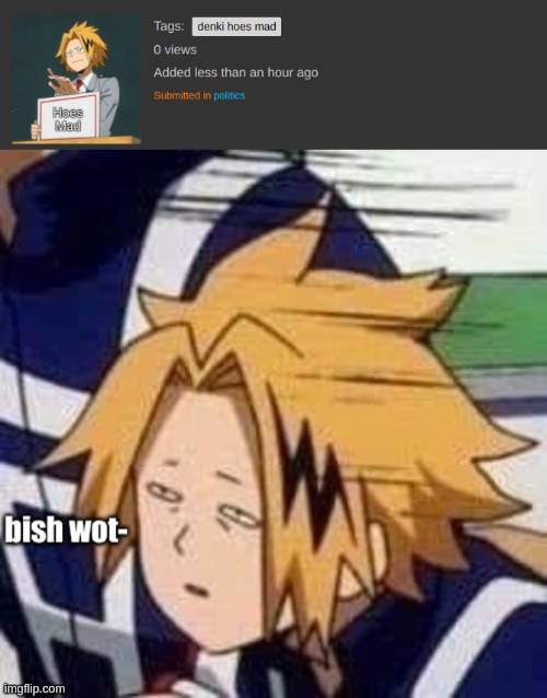 yesh | image tagged in denki | made w/ Imgflip meme maker