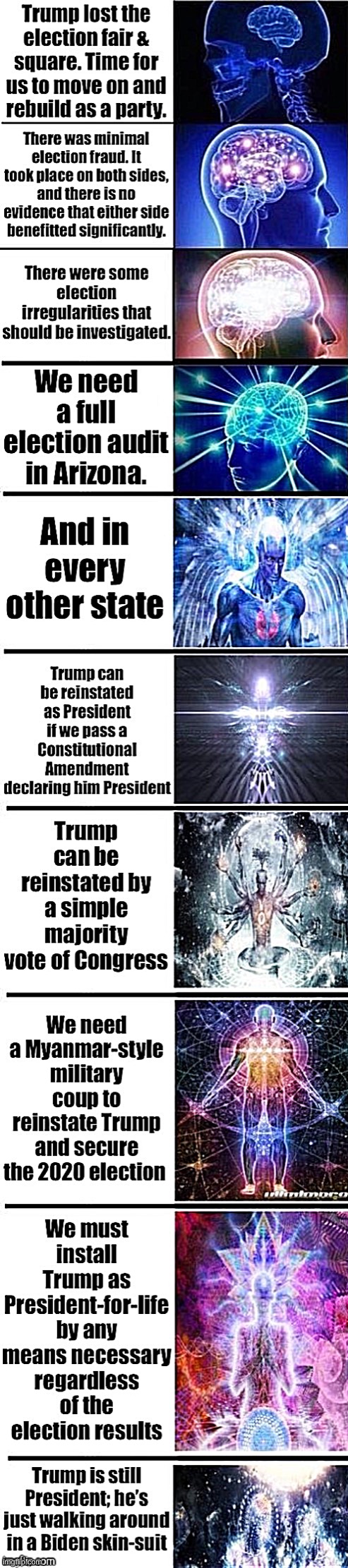 [Anatomy of a copium overdose] | image tagged in trump supporter election 2020 copium overdose,election 2020,2020 elections,conservative logic,voter fraud,maga | made w/ Imgflip meme maker