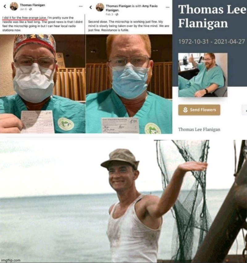 image tagged in forest gump waving | made w/ Imgflip meme maker