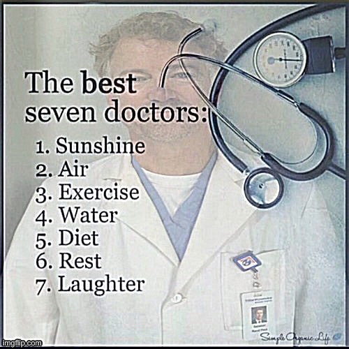It really do be like that! | image tagged in dr rand paul the seven best doctors,rand paul,medicine,sunshine,water,doctor | made w/ Imgflip meme maker