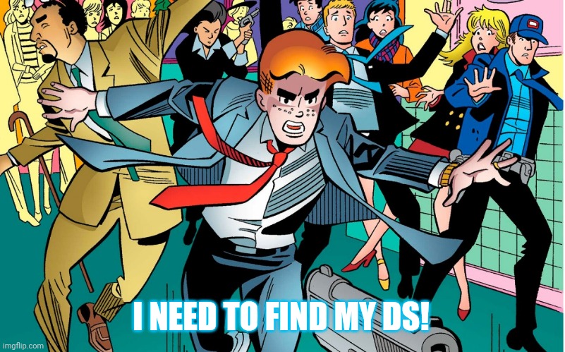 Random comic | I NEED TO FIND MY DS! | image tagged in random comic | made w/ Imgflip meme maker