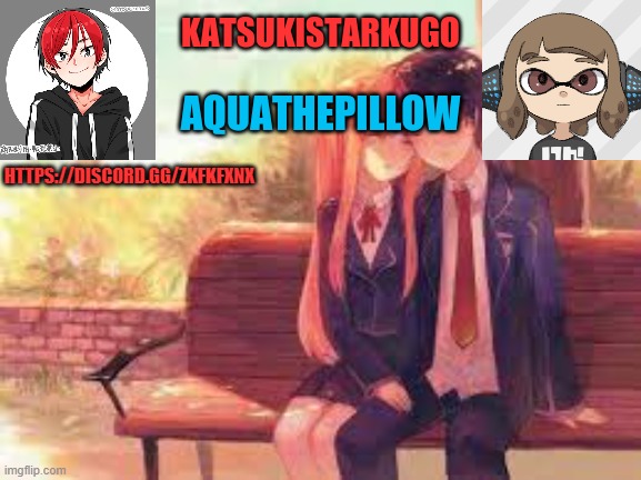 KatsukiStarkugoXAquathepillow | HTTPS://DISCORD.GG/ZKFKFXNX | image tagged in katsukistarkugoxaquathepillow | made w/ Imgflip meme maker