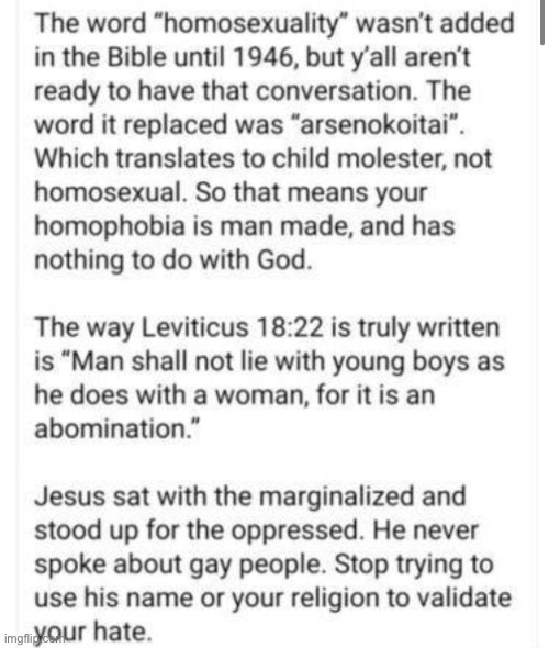 pride month special: pedophiles are the sinners, not the queer community | image tagged in lgbtq,bible,suck it homophobes,lol | made w/ Imgflip meme maker