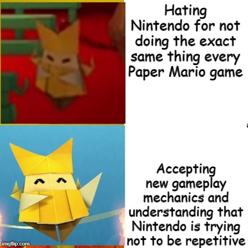 Me, as a Paper Mario fan | image tagged in paper mario | made w/ Imgflip meme maker