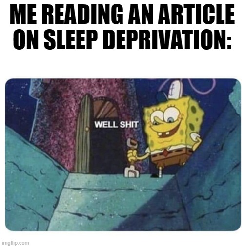 Sleep-Deprived SpongeBob