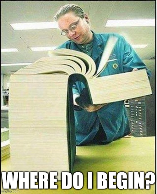 When someone asks why people dislike feminists... |  WHERE DO I BEGIN? | image tagged in big book,feminism,feminists,cult,delusional,hypocrites | made w/ Imgflip meme maker