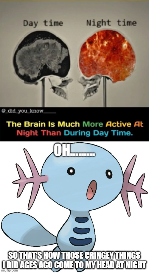 I H8 HOW NATURE CREATED BRAIN | OH......... SO THAT'S HOW THOSE CRINGEY THINGS I DID AGES AGO COME TO MY HEAD AT NIGHT | image tagged in so that's how | made w/ Imgflip meme maker