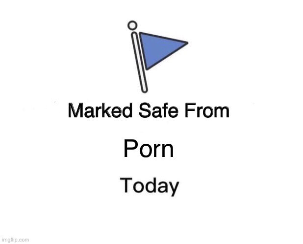 Marked Safe From Meme | Porn | image tagged in memes,marked safe from | made w/ Imgflip meme maker