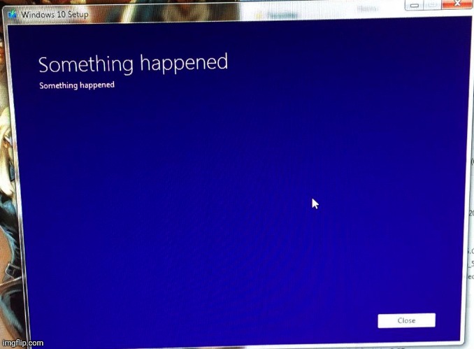 Something happened | made w/ Imgflip meme maker