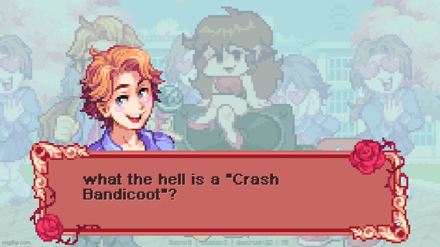 No context | image tagged in what the hell is a crash bandicoot | made w/ Imgflip meme maker