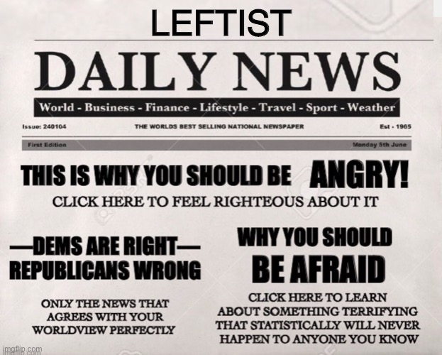 Typical Rag | LEFTIST | image tagged in so called news,liberal hype,leftist talking points,dems hate america,marxism,anti american | made w/ Imgflip meme maker
