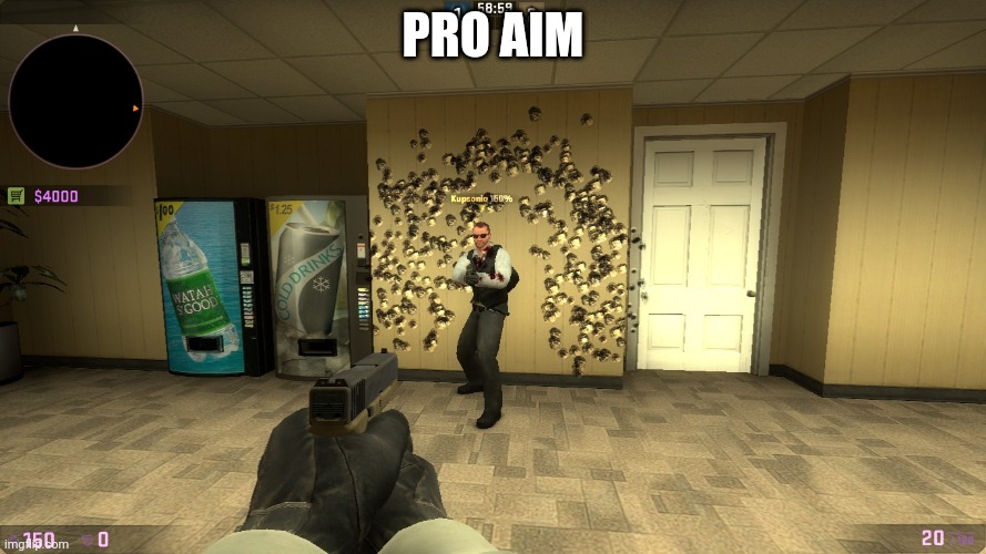 CSGOSS | PRO AIM | image tagged in csgoss | made w/ Imgflip meme maker