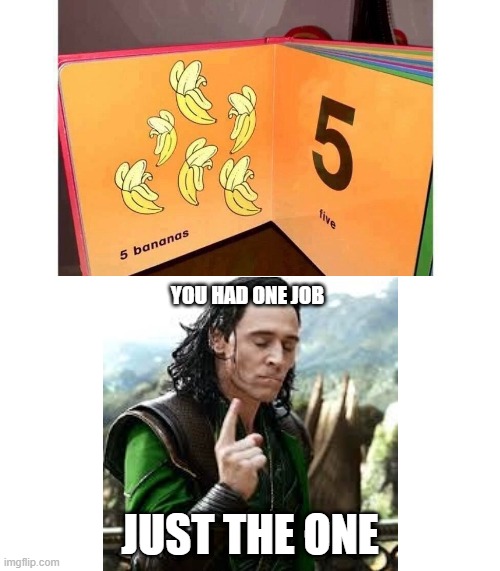YOU HAD ONE JOB; JUST THE ONE | image tagged in loki,you had one job,you had one job just the one,thor,memes,thor ragnarok | made w/ Imgflip meme maker