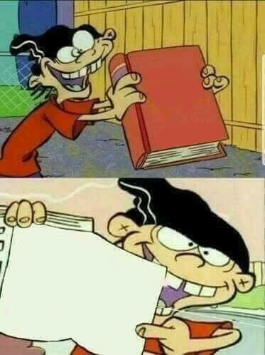 High Quality Double D Facts Book (Blank) Blank Meme Template