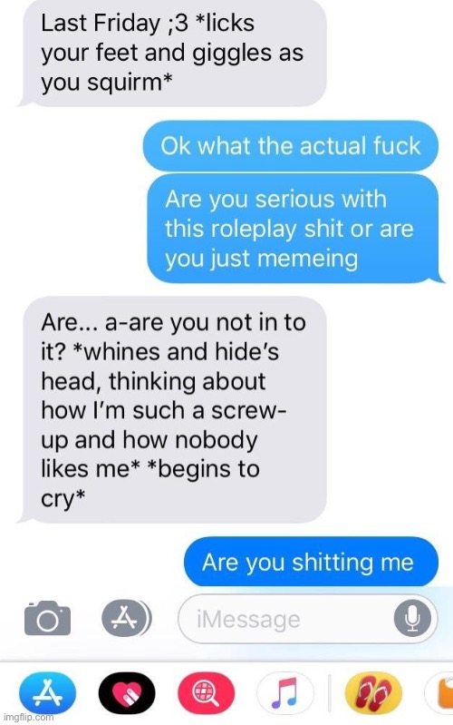 If somebody sent me this I’ll get my therapist in the other line. | made w/ Imgflip meme maker
