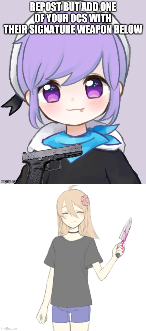 Technically it's a shovel but the picrew didn't have that so a KNIFE | made w/ Imgflip meme maker